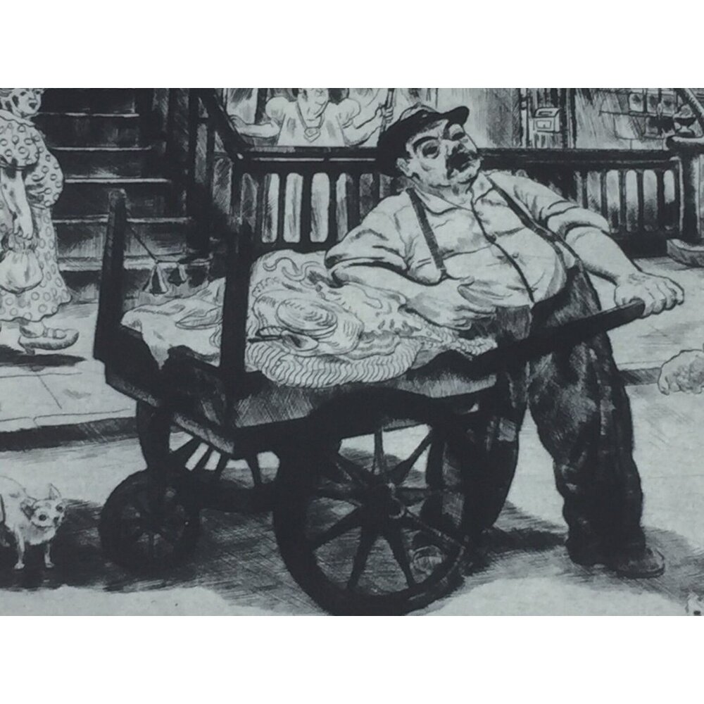 PEGGY BACON The Rival Ragman Vintage Print Lithograph 25571